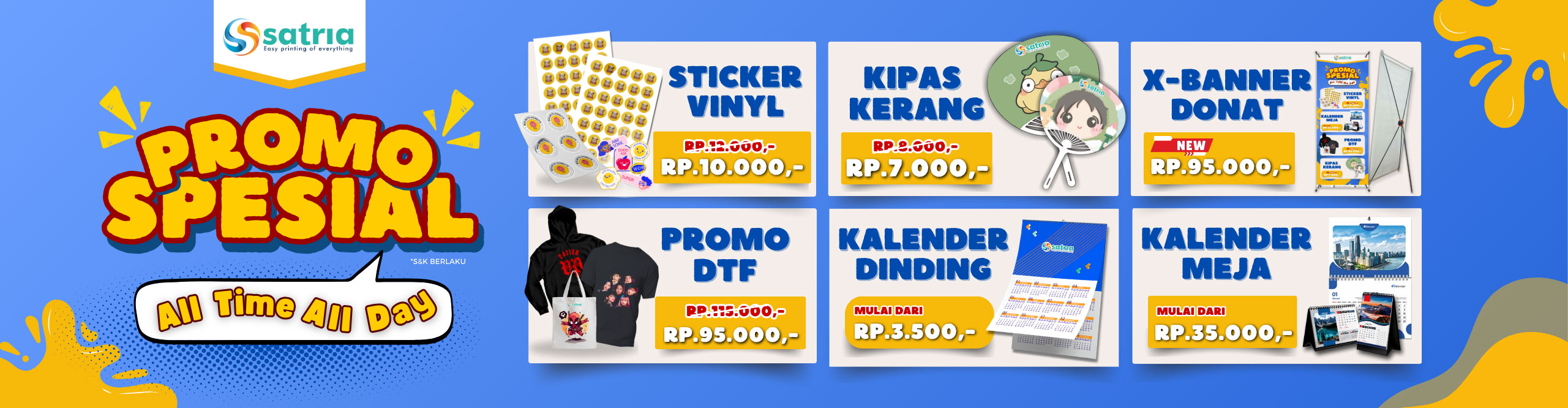 Banner promo all time