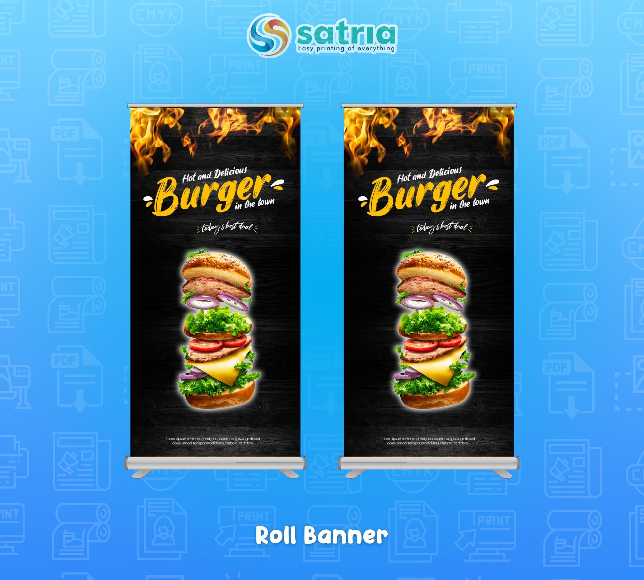 CETAK ROLL BANNER