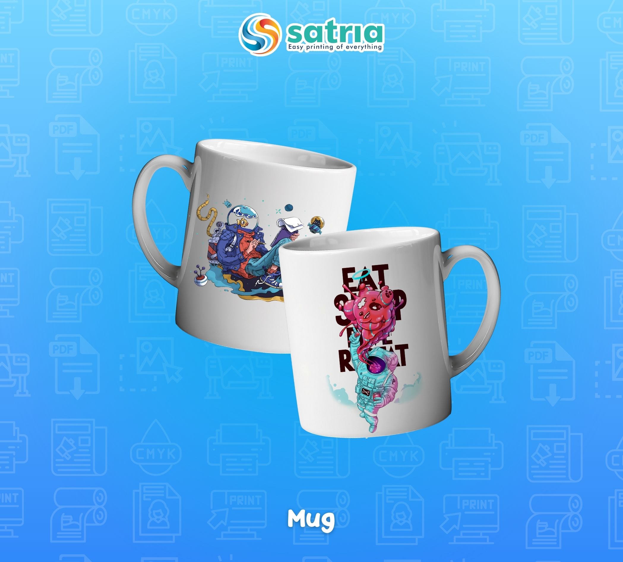 CETAK MUG CUSTOM